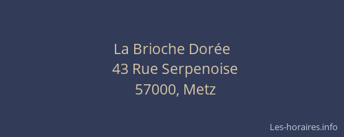 La Brioche Dorée