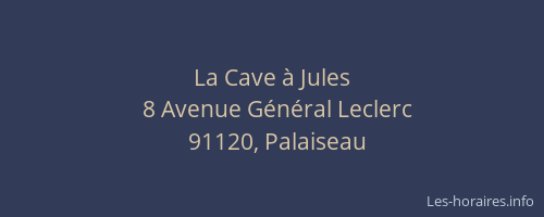 La Cave à Jules