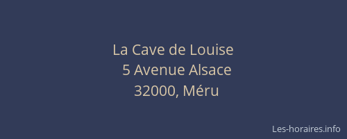 La Cave de Louise