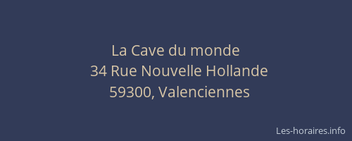 La Cave du monde