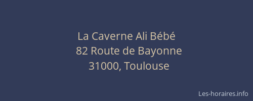 La Caverne Ali Bébé