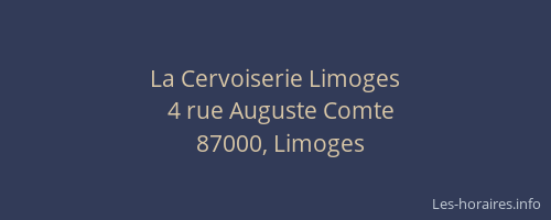 La Cervoiserie Limoges