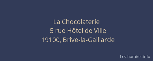 La Chocolaterie