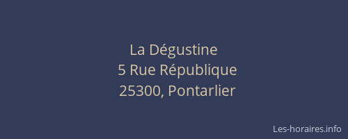 La Dégustine