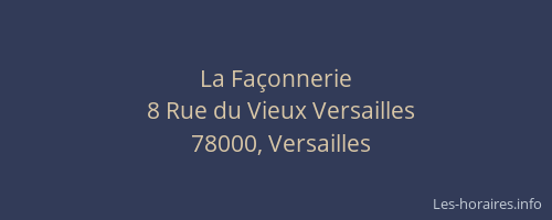 La Façonnerie