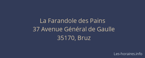 La Farandole des Pains