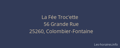 La Fée Troc'ette