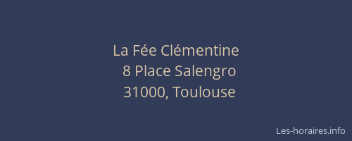 La Fée Clémentine