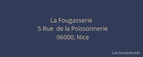 La Fougasserie