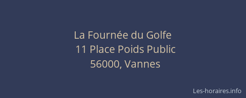 La Fournée du Golfe