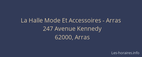 La Halle Mode Et Accessoires - Arras