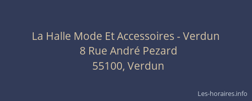 La Halle Mode Et Accessoires - Verdun