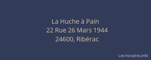 La Huche à Pain