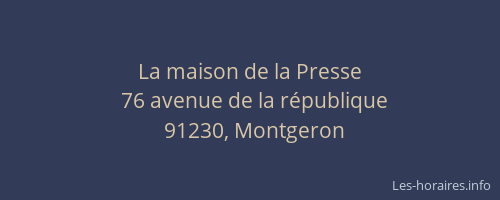 La maison de la Presse