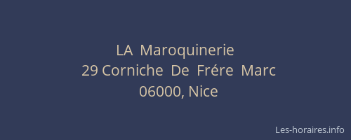 LA  Maroquinerie