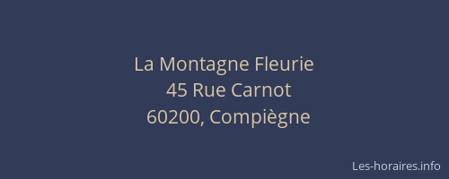 La Montagne Fleurie