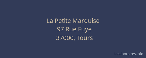 La Petite Marquise