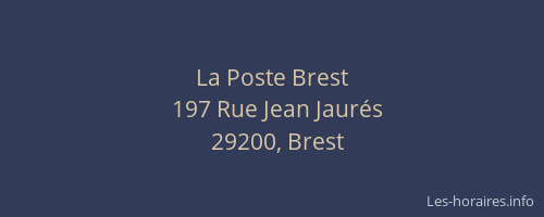 La Poste Brest