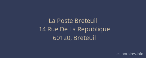 La Poste Breteuil