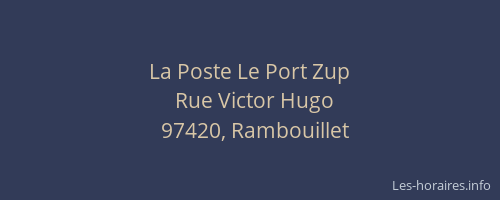 La Poste Le Port Zup