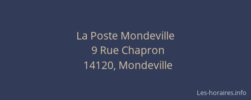 La Poste Mondeville