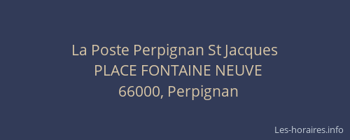 La Poste Perpignan St Jacques