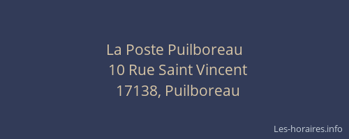 La Poste Puilboreau