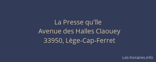 La Presse qu'île