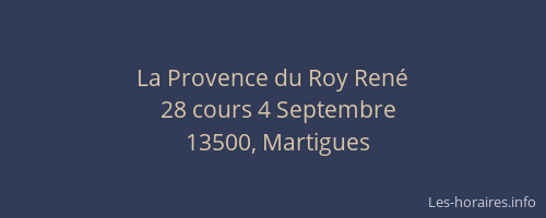 La Provence du Roy René