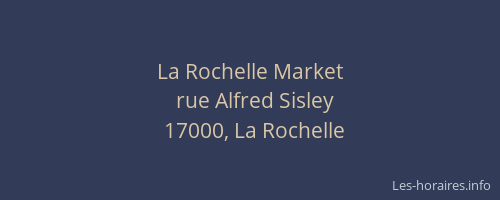 La Rochelle Market