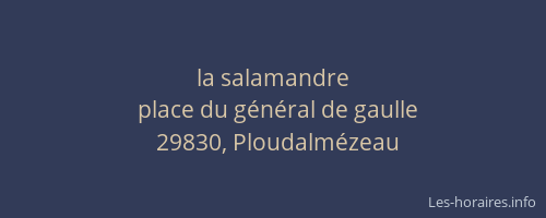 la salamandre