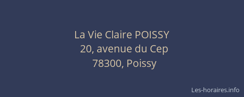 La Vie Claire POISSY