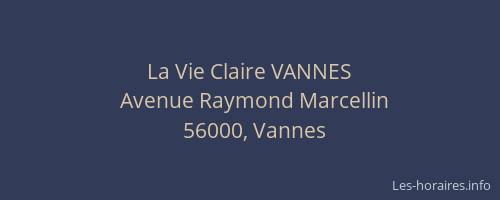 La Vie Claire VANNES