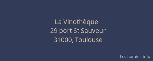 La Vinothèque