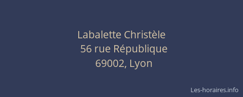 Labalette Christèle