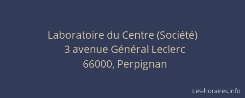 Laboratoire du Centre (Société)