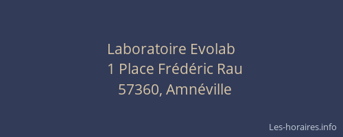 Laboratoire Evolab