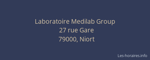 Laboratoire Medilab Group