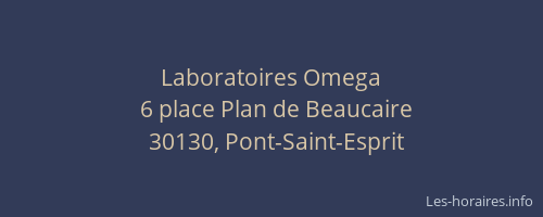 Laboratoires Omega