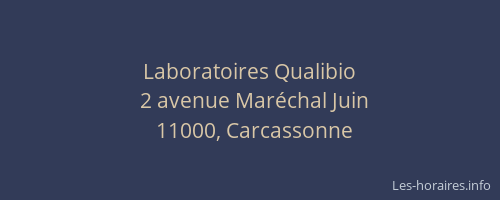 Laboratoires Qualibio