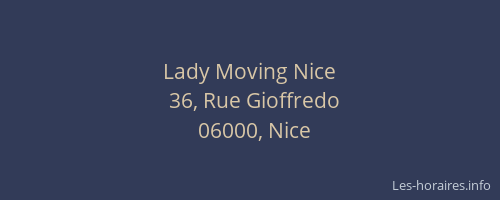 Lady Moving Nice