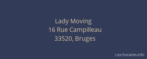 Lady Moving