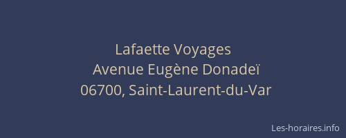 Lafaette Voyages