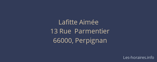 Lafitte Aimée