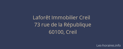 Laforêt Immobilier Creil