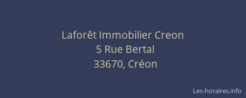 Laforêt Immobilier Creon