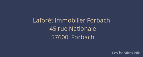 Laforêt Immobilier Forbach