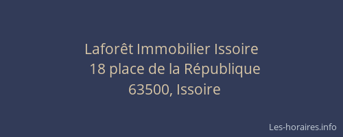 Laforêt Immobilier Issoire