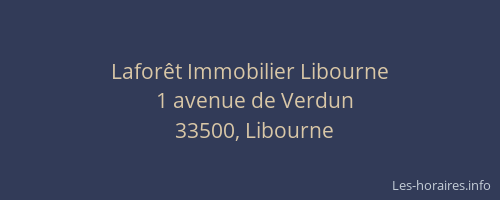 Laforêt Immobilier Libourne