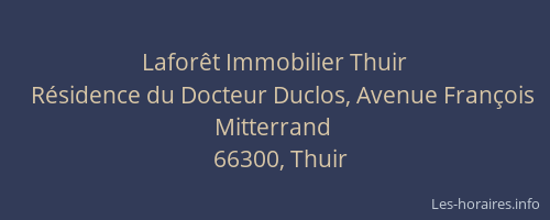 Laforêt Immobilier Thuir